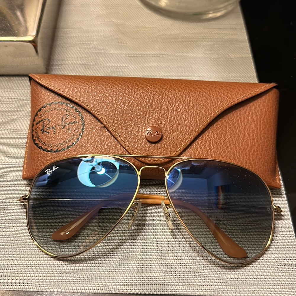 Ray-Ban aviator sunglasses